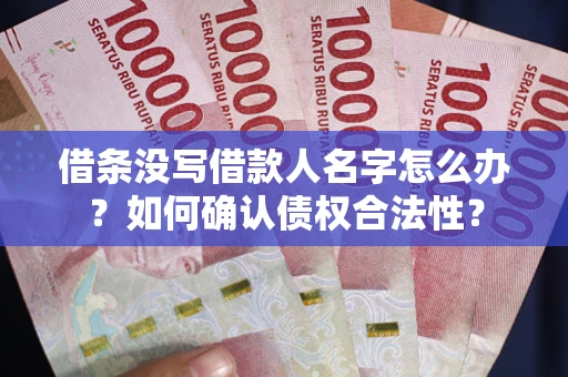 北京借条没写借款人名字怎么办？如何确认债权合法性？