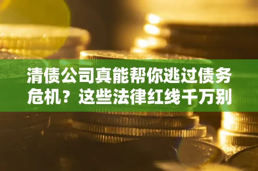 北京清债公司真能帮你逃过债务危机？这些法律红线千万别踩