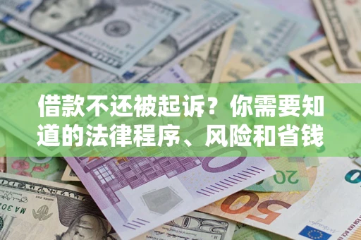 北京借款不还被起诉？你需要知道的法律程序、风险和省钱技巧